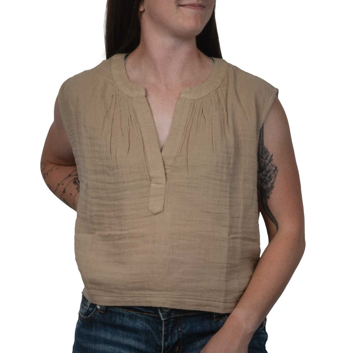 Z Supply Cliffside V Neck Airy Top WOMEN - Clothing - Tops - Short Sleeved Z Supply