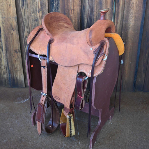 15.5" TESKEY'S STRIP DOWN RANCH SADDLE Saddles - New Teskey's Saddlery
