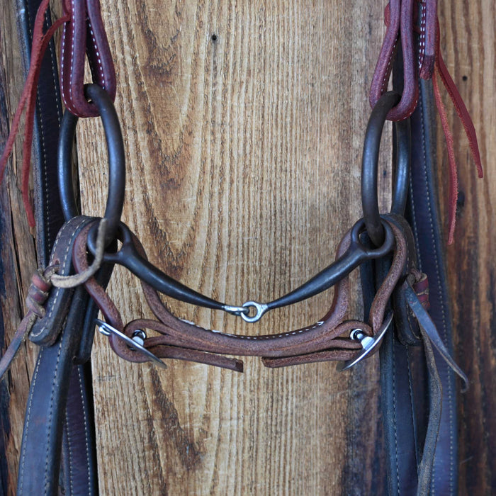 Cow Horse Supply O-Ring Snaffle Bridle Rig w/Browband Headstall