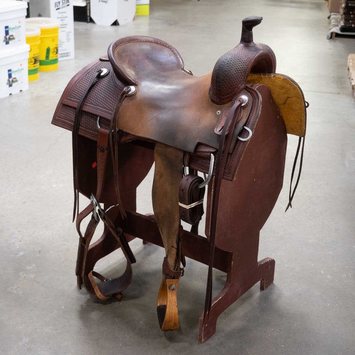 16.5" USED SRS RANCH CUTTER SADDLE