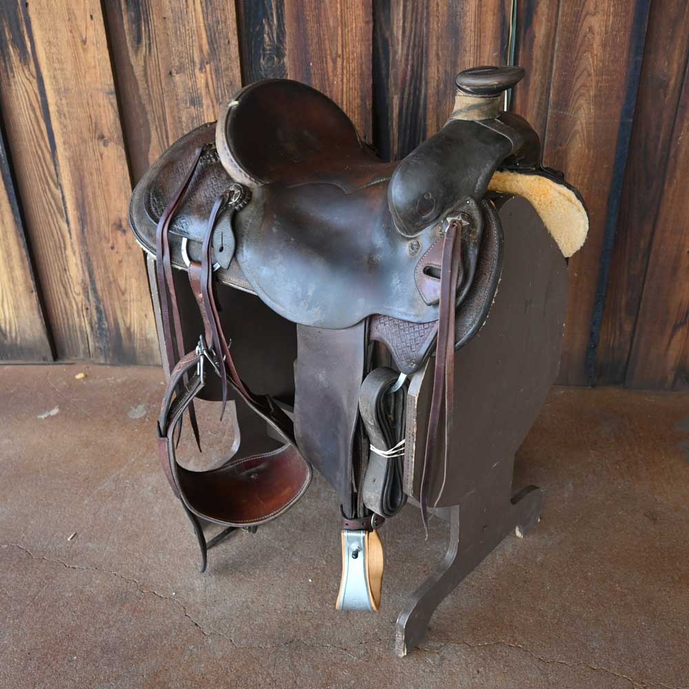15" USED CRAIG LEWIS COWBOY SADDLE Saddles - Used Craig Lewis