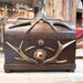 1920's Antler Decorated Keep Safe Box Collectibles MISC