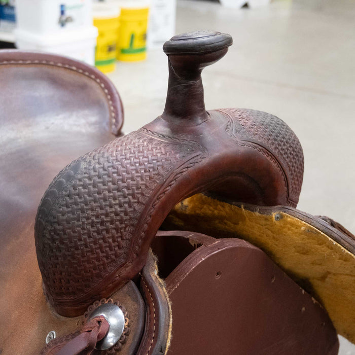 16.5" USED SRS RANCH CUTTER SADDLE