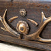 1920's Antler Decorated Keep Safe Box Collectibles MISC