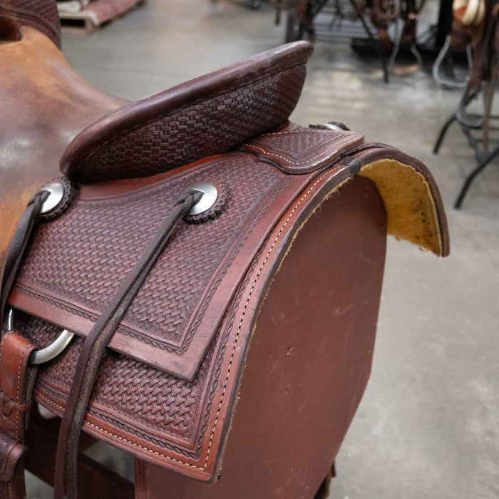 16.5" USED SRS RANCH CUTTER SADDLE