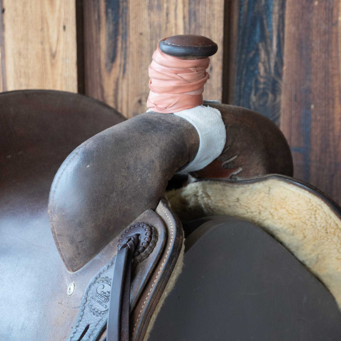 14.5" USED COATS RANCH CUTTER SADDLE Saddles - Used Coats Saddlery