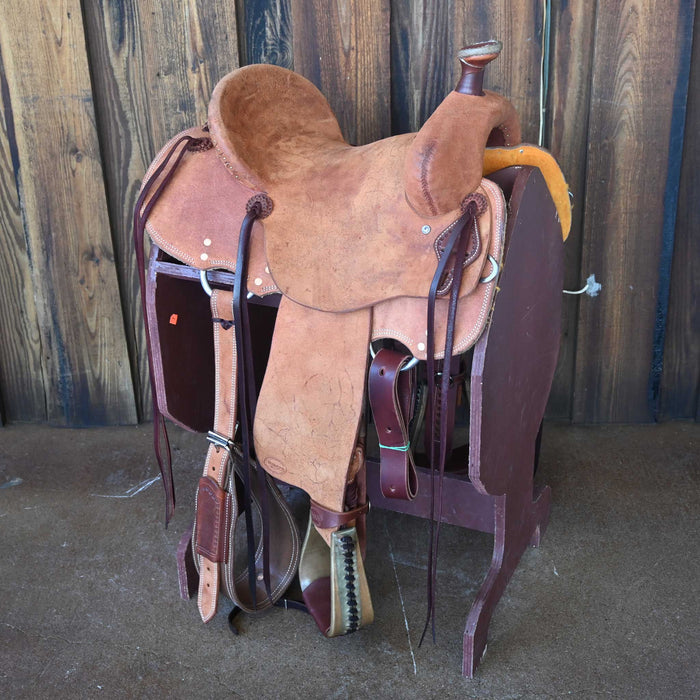 16" TESKEY'S STRIP DOWN RANCH SADDLE Saddles - New Teskey's Saddlery