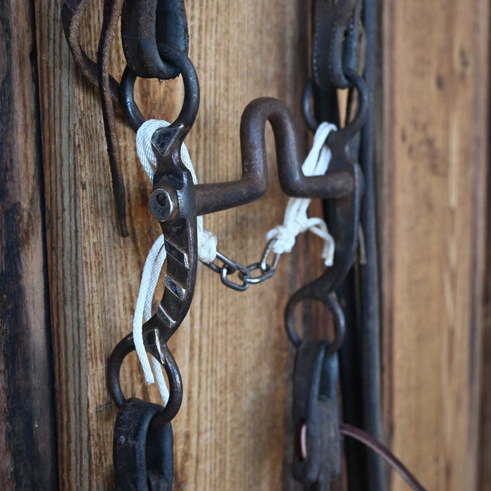 Bear Cat Solid Port Bridle Rig w/Single Ear Headstall