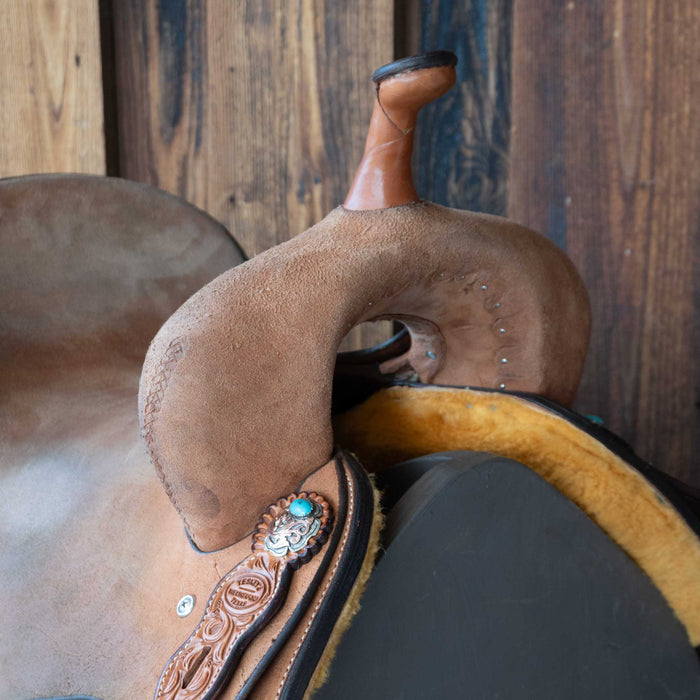 15" USED TESKEY'S BARREL SADDLE