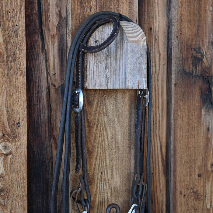 Bear Cat Solid Port Bridle Rig w/Single Ear Headstall