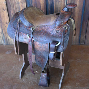 VINTAGE EDDLEMAN BROTHERS SADDLE _CA953 Collectibles Eddleman brothers saddle Co.