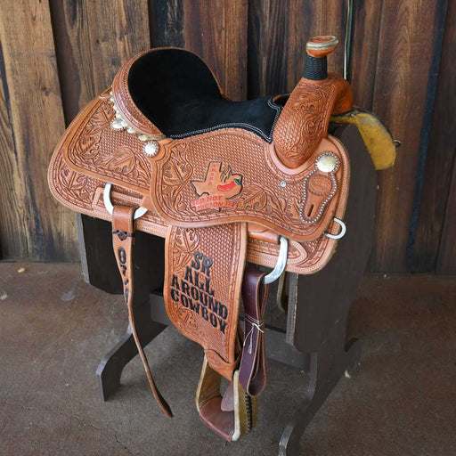 15" USED TESKEY'S ROPING SADDLE Saddles - Used Teskey's Saddlery