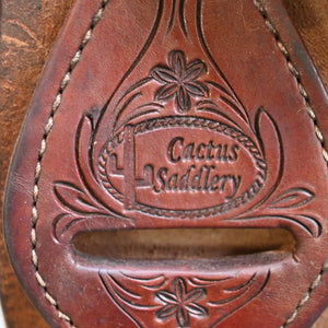 15.5" USED CACTUS RANCH SADDLE Saddles CACTUS SADDLERY   