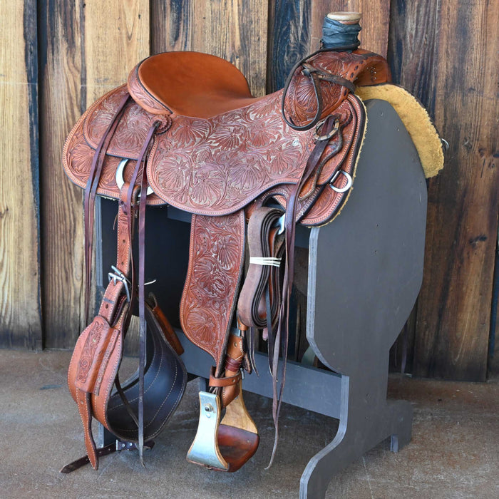 16" USED TESKEY'S RANCH SADDLE