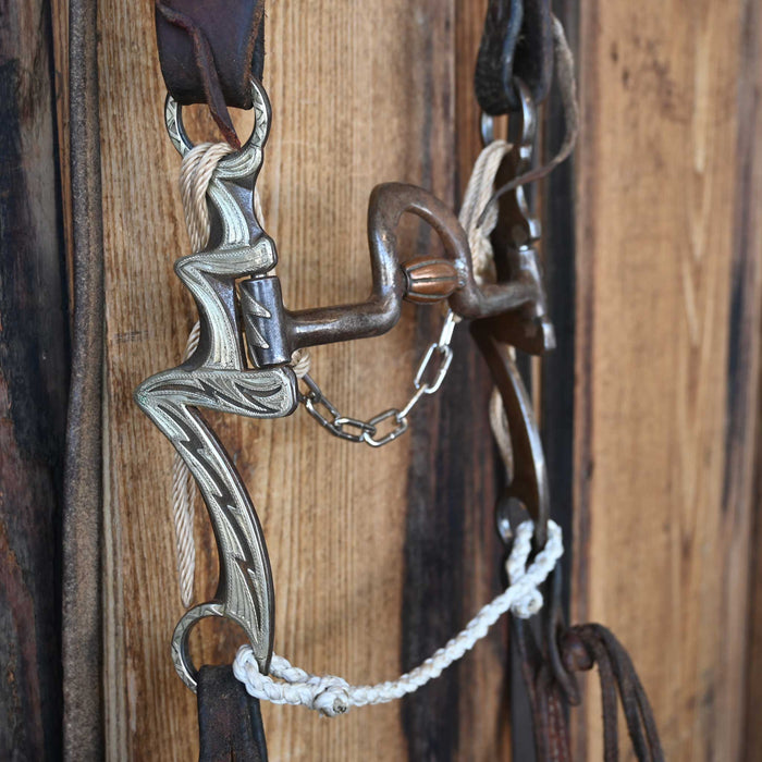 Classic Equine Solid Port Bridle Rig w/Single Ear Headstall