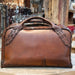 1970's Leather Bag Branded "JMB" Collectibles MISC