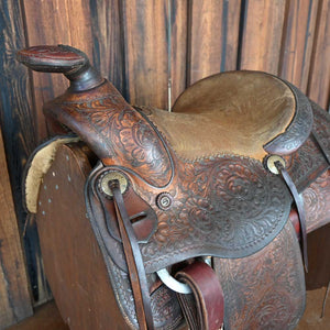 VINTAGE EDDLEMAN BROTHERS SADDLE _CA953 Collectibles Eddleman brothers saddle Co.