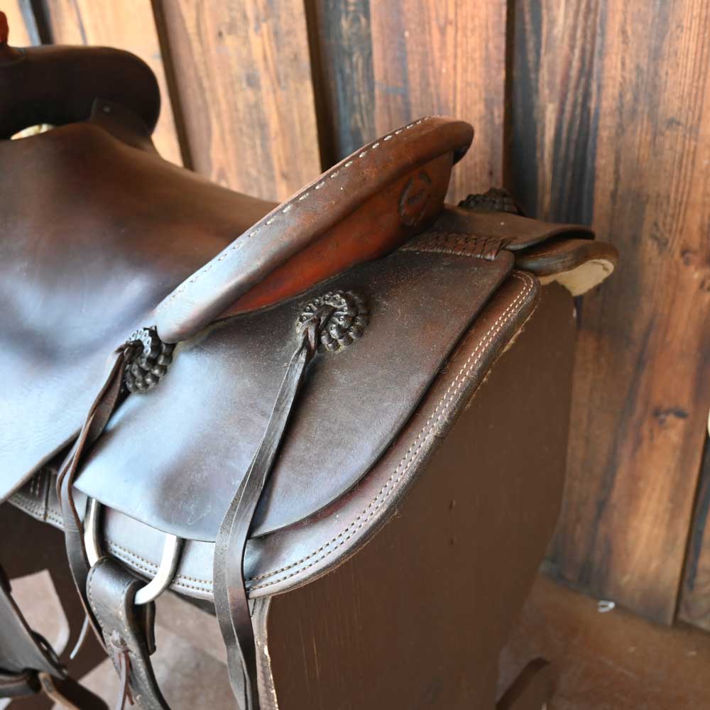 16.5" USED CRAIG LEWIS RANCH SADDLE