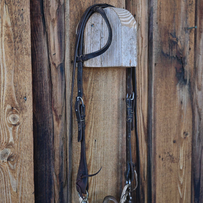 Classic Equine Solid Port Bridle Rig w/Single Ear Headstall