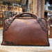 1970's Leather Bag Branded "JMB" Collectibles MISC