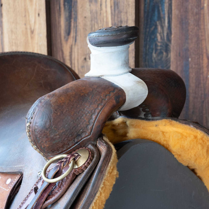 14.5" USED TESKEY'S POST HORN SADDLE