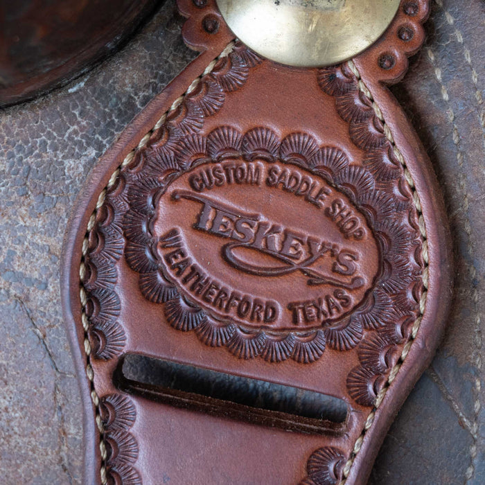 14.5" USED TESKEY'S POST HORN SADDLE