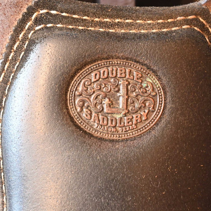 14" USED DOUBLE J POZZI PRO BARREL SADDLE