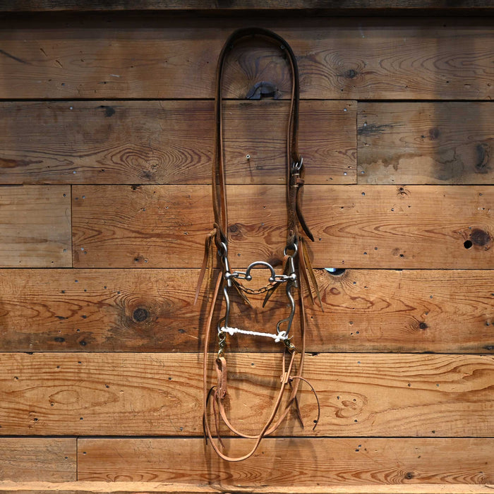 Kerry Kelley 02S Ported Chain Bridle Rig w/ Split Ear Headstall