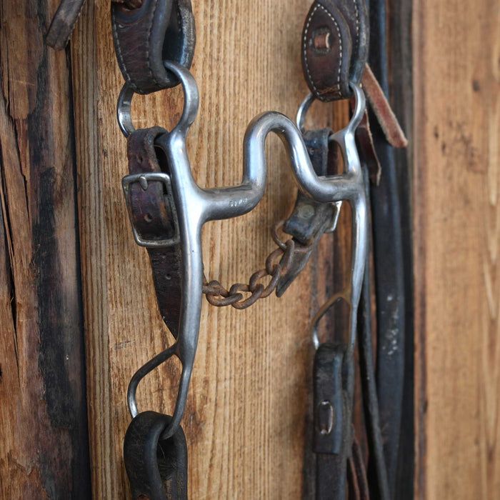 Ed Sims Solid Port Bridle Rig w/Single Ear Headstall