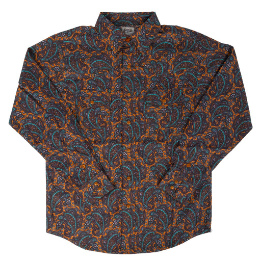 Cinch Boy's Paisley Print Pearl Snap Shirt KIDS - Boys - Clothing - Shirts - Long Sleeve Shirts Cinch