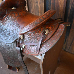 VINTAGE EDDLEMAN BROTHER SADDLE _CA954 Collectibles Eddleman Brother saddle Co.