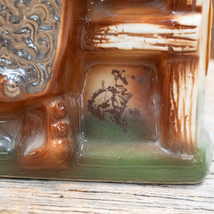 1973 Ezra Brooks  "Rodeo of Rodeos" Whisky Decanter