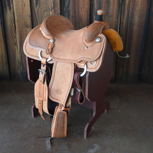 15" PATRICK SMITH TEAM ROPING SADDLE Saddles - New Patrick Smith