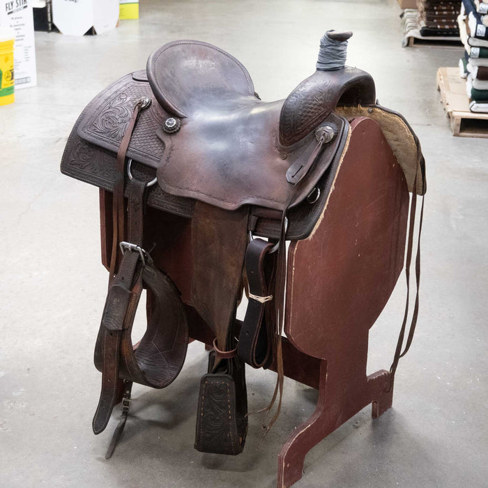 15.5" USED SRS RANCH CUTTER SADDLE
