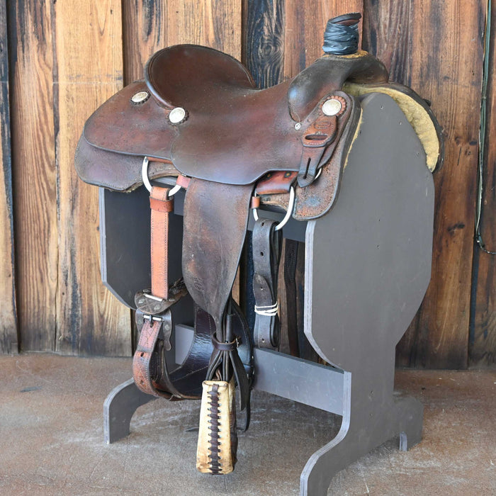 15.5" USED WES FANNING RANCH SADDLE