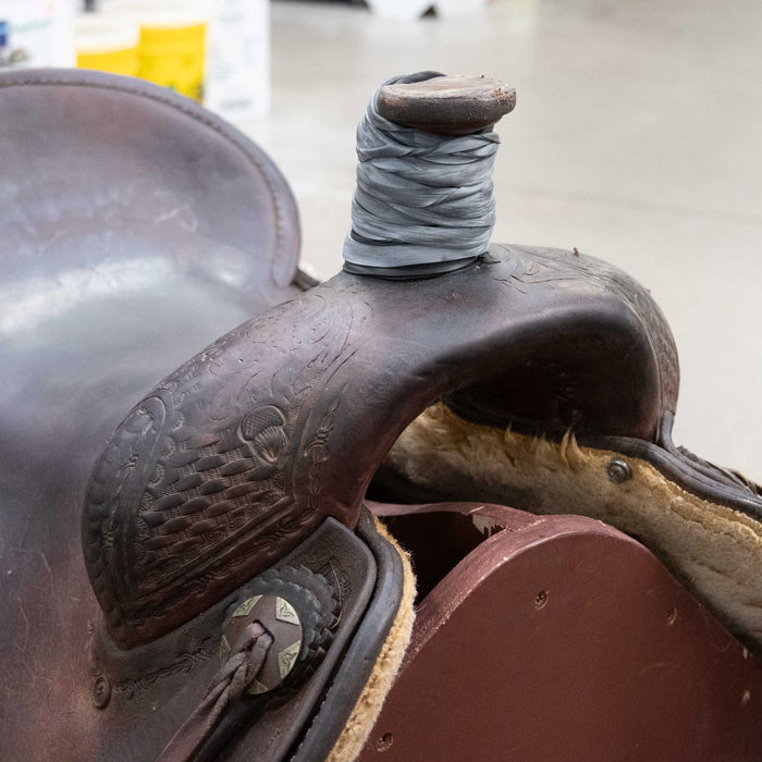 15.5" USED SRS RANCH CUTTER SADDLE