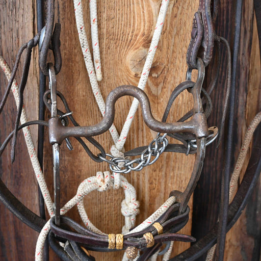 Dennis Moreland Solid Port Bridle Rig w/Split Ear Headstall Tack - Rigs Dennis Moreland