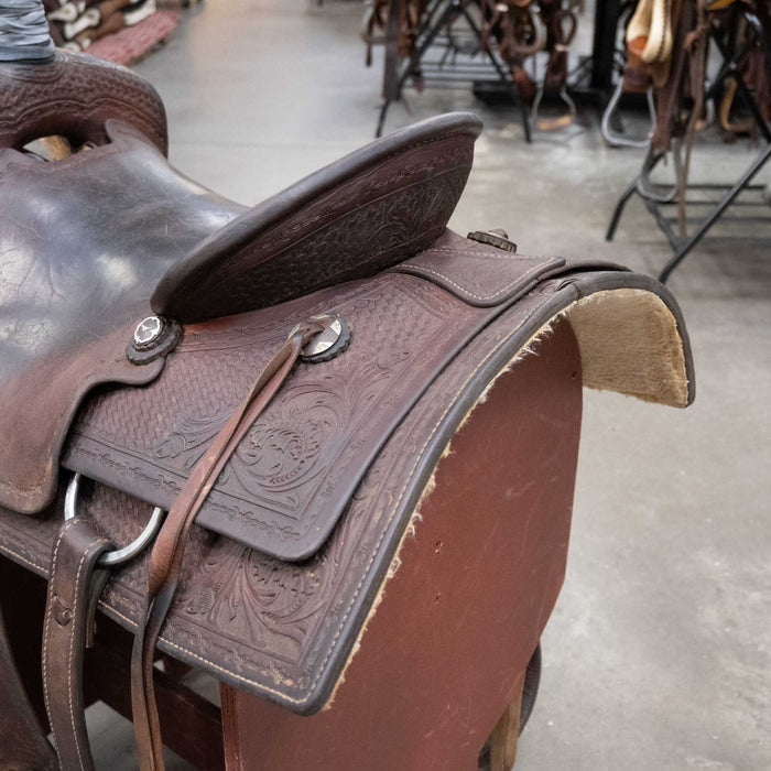 15.5" USED SRS RANCH CUTTER SADDLE
