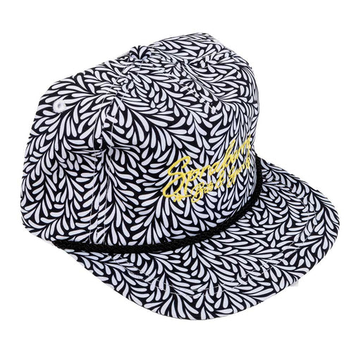 Spraberry Bits & Spurs Black/White Patterned Ball Cap HATS - BASEBALL CAPS Luke Spraberry   