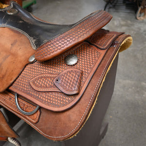 17" USED BILLY COOK REINING SADDLE Saddles Billy Cook