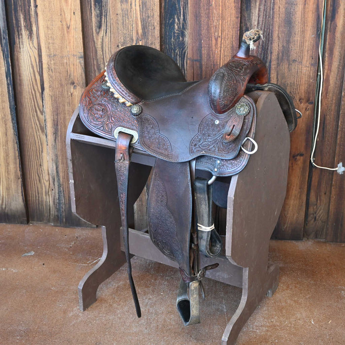 14" USED CACTUS CHARMAYNE JAMES BARREL SADDLE