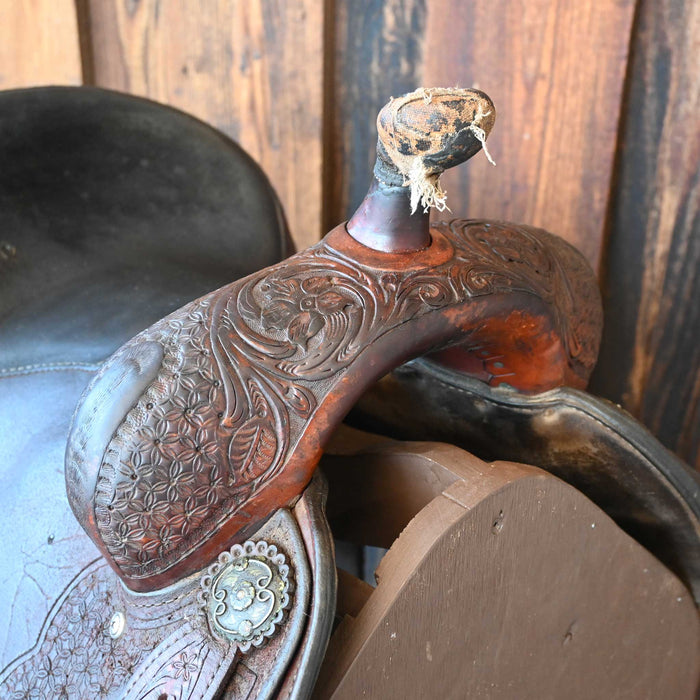 14" USED CACTUS CHARMAYNE JAMES BARREL SADDLE