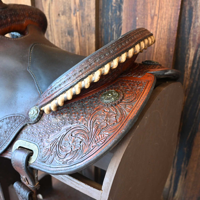 14" USED CACTUS CHARMAYNE JAMES BARREL SADDLE