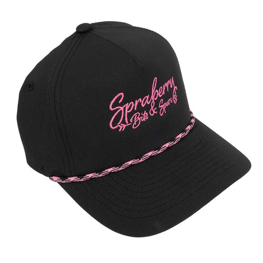 Spraberry Bits & Spurs Black/Pink Ball Cap HATS - BASEBALL CAPS Luke Spraberry   