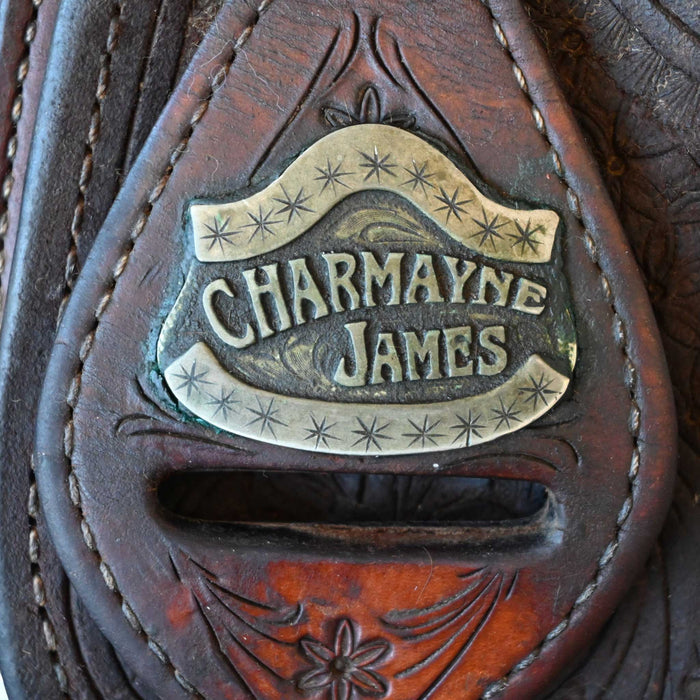 14" USED CACTUS CHARMAYNE JAMES BARREL SADDLE