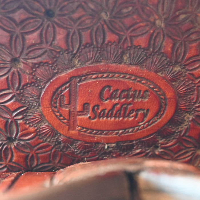 14" USED CACTUS CHARMAYNE JAMES BARREL SADDLE