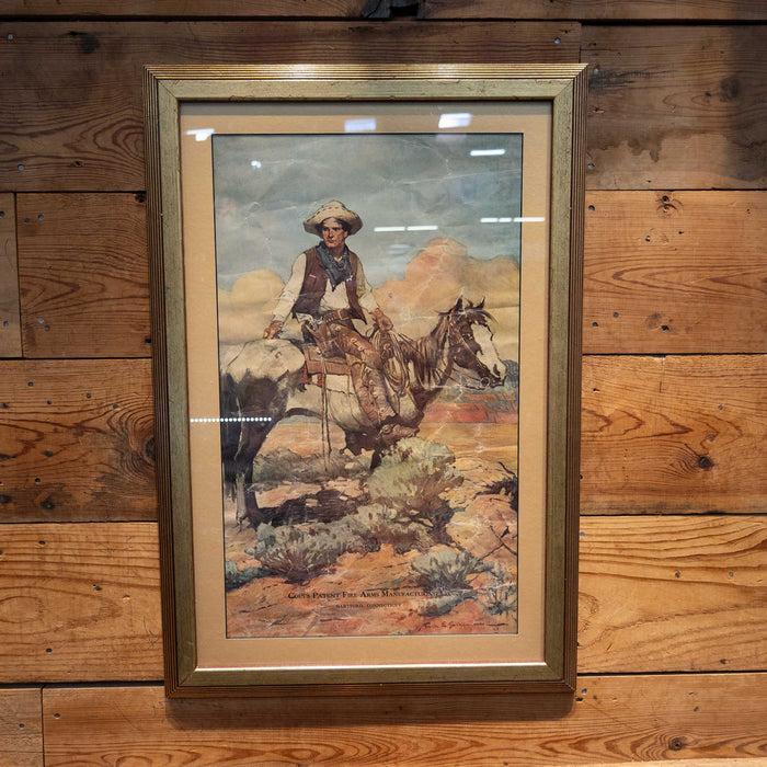 Frank Schoonover Original 1925 Print Colt Advertisement