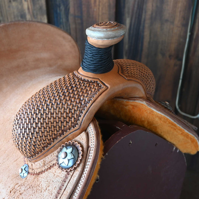 13" PATRICK SMITH YOUTH TEAM ROPING SADDLE Saddles - New Patrick Smith