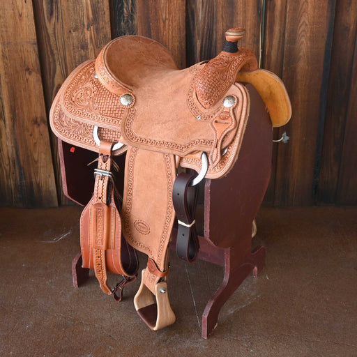 14.5" TESKEY'S CALF ROPING SADDLE Saddles - New Teskey's Saddlery