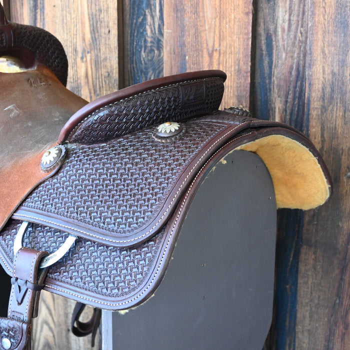 16" USED JEFF SMITH CUTTING SADDLE